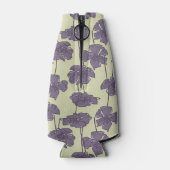 Art Vintage Blumenmuster Hintergrund Flaschenkühler (Rückseite)