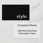 Art-Visitenkarte Visitenkarte (Vorne/Hinten)