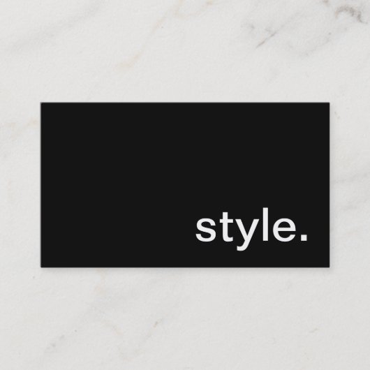 Art-Visitenkarte Visitenkarte (Vorderseite)