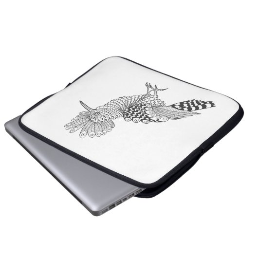 Art-Vogel Laptopschutzhülle (Vorne Knopf)