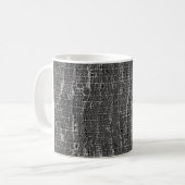 Art von grauem Beton Kaffeetasse (Vorderseite Links)