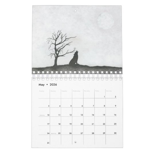 Art von Miranda Sue Hartmann Kalender (Mai 2026)