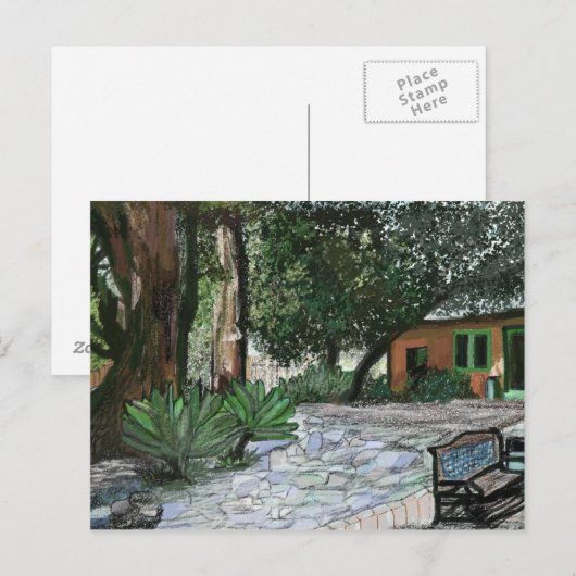 Art von Ojai Postkarte (Vorne/Hinten)