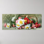 Art von Paul-De-Longpre, Beautiful Rose & Peonies Poster (Vorne)