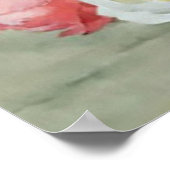 Art von Paul-De-Longpre, Beautiful Rose & Peonies Poster (Ecke)