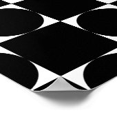 Art von weißen Schmetterlingen Poster (Ecke)