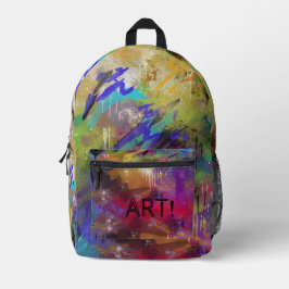 ART! vorgezeichnet Bedruckter Rucksack