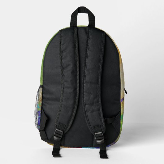 ART! vorgezeichnet Bedruckter Rucksack (Rückseite)