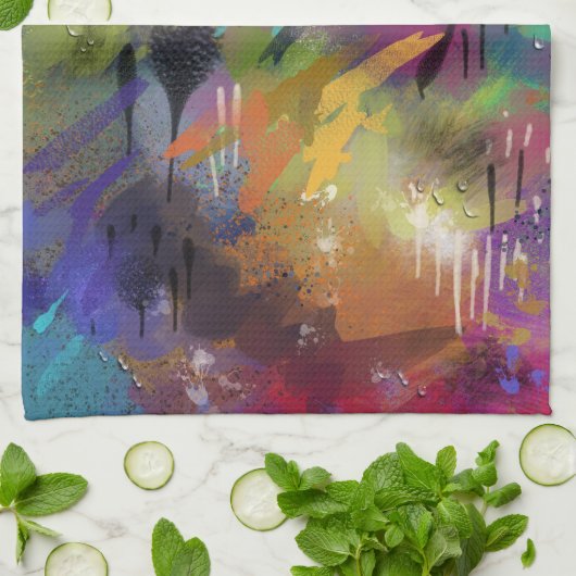 ART! vorgezeichnet Geschirrtuch (Gefaltet)