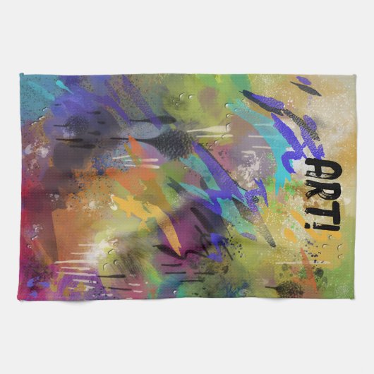 ART! vorgezeichnet Geschirrtuch (Horizontal)