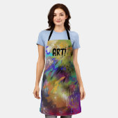 ART! vorgezeichnet Schürze (Getragen)