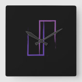 ART Wall Clock Quadratische Wanduhr (Vorderseite)
