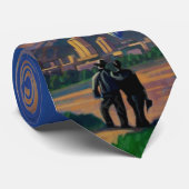 Art West Krawatte - Ballooning auf dem Rio Grande (Gerollt)