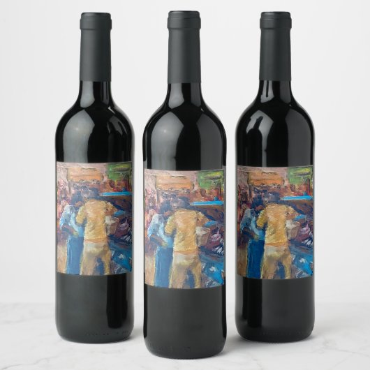 Art Wine Label Weinetikett (Flaschen)