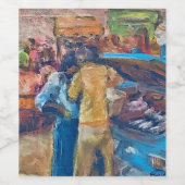 Art Wine Label Weinetikett (Einzelnes Label)