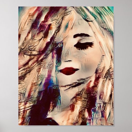 Art Woman Meerjungfrau Malerei Wand Dekoration Pri (Vorne)