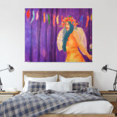 Art - Wrapped Canvas - by Debbie Davidsohn - Gesch Leinwanddruck (Insitu (Schlafzimmer))