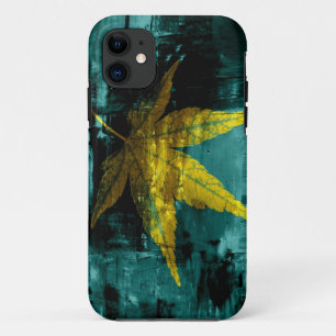 Art Yellow Leaf Abstrakte Malerei Case-Mate iPhone Hülle