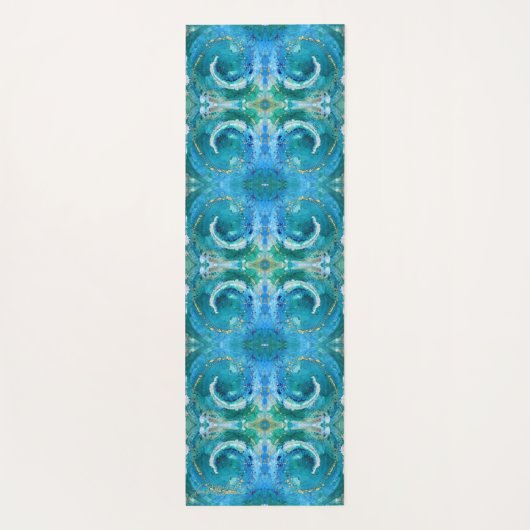 Art yoga mat -Positivity Spiral Yogamatte (Rückseite)