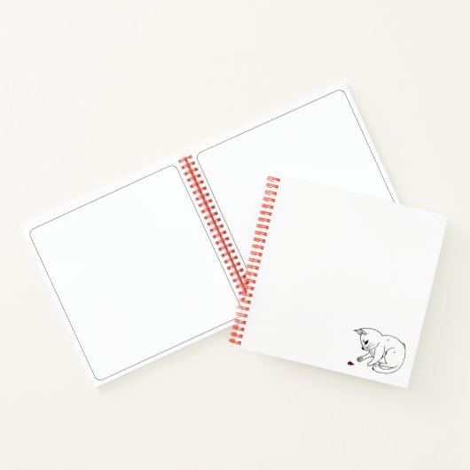 Art Your Brain Out Sketchbook - Kitten & Ladybug Notizblock (Innenseite)