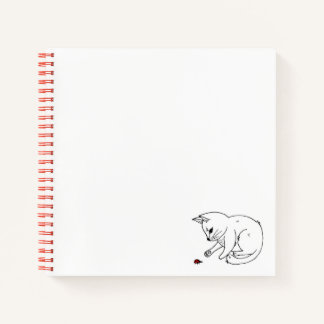 Art Your Brain Out Sketchbook - Kitten & Ladybug Notizblock