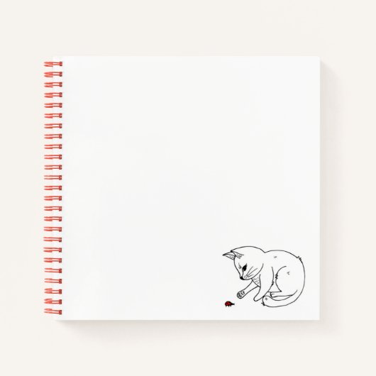 Art Your Brain Out Sketchbook - Kitten & Ladybug Notizblock (Vorderseite)