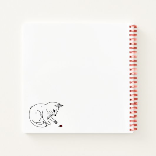 Art Your Brain Out Sketchbook - Kitten & Ladybug Notizblock (Rückseite)
