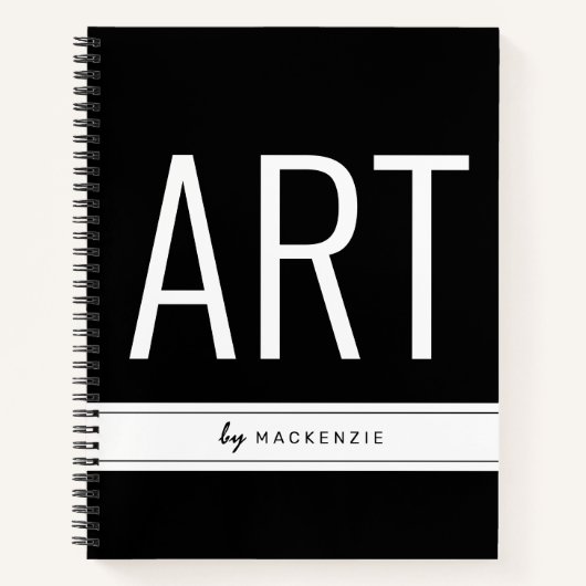 Art Zeichn Buch mit dem Namen Großer Titel (Vorderseite)