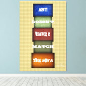 Art Zitat 3: Leinwanddruck (Insitu (Holzboden))