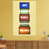 Art Zitat 3: Leinwanddruck (Insitu (Wohnzimmer))