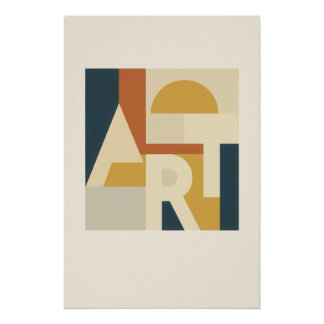 Art Zusammensetzung Poster