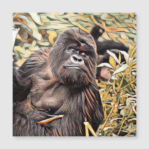 ArtAnimal Gorilla Magnetkarte