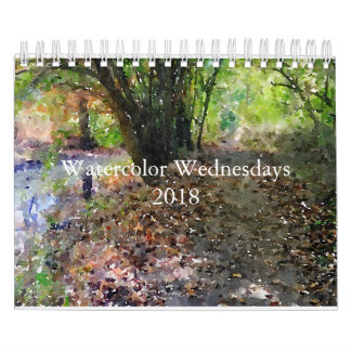 artanons #WatercolorWednesday Kalender
