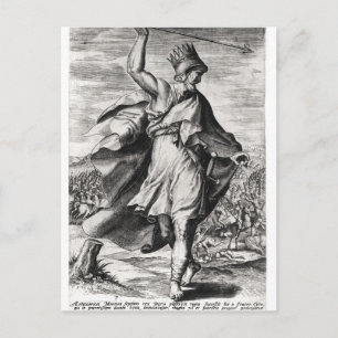 Artaxerxes II König von Persien Postkarte