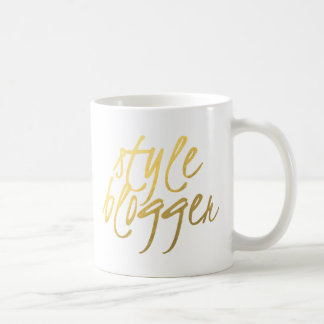 ArtBlogger - Goldskript Kaffeetasse