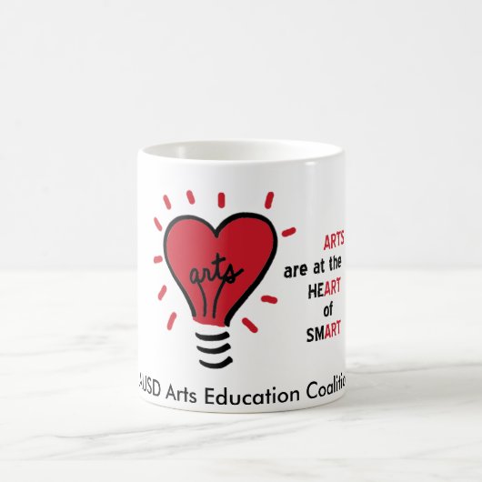 artbulblogobig, LAUSD Kunst-Bildungs-Koalition Kaffeetasse (Mittel)