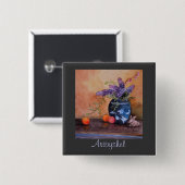 Artbyshel Fliedern und Häschen Button (Vorne & Hinten)