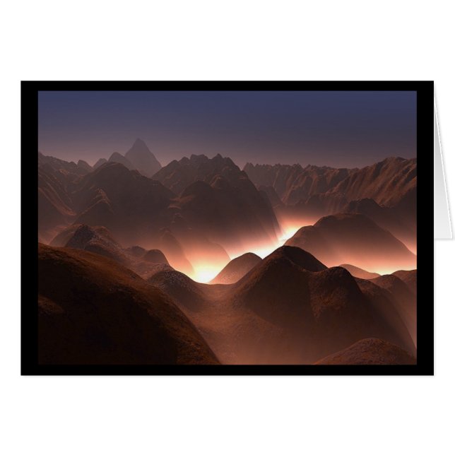 ARTCARD::: Mars leuchten: (Vorderseite (Horizontal))