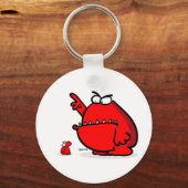 Artcartoon_sod_off_monster Schlüsselanhänger (Vorderseite)