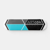 ArtCore-Skateboards/ Big Logo BLUE Skateboard (Horizontal)