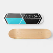 ArtCore-Skateboards/ Big Logo BLUE Skateboard (Horizontal)