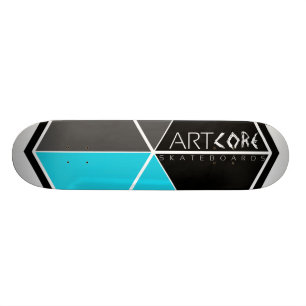 ArtCore-Skateboards/ Big Logo BLUE Skateboard