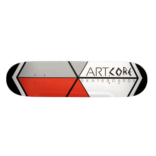 ArtCore-Skateboards/ Big Logo RED Skateboarddecks