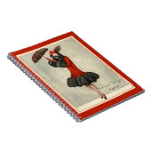 ArtDeco 20’s Flapper/Fashion Illustration Notebook Notizblock (Rechte Seite)