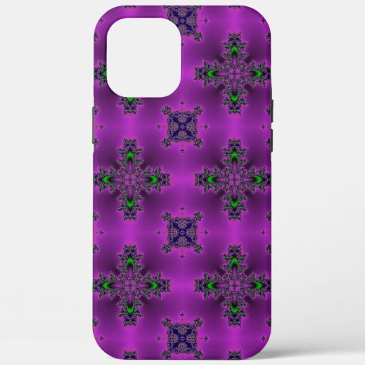 Artdeco Abstrakt Blume Case-Mate iPhone Hülle (Rückseite)
