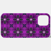 Artdeco Abstrakte Blume und Sterne Case-Mate iPhone Hülle (Rückseite (Horizontal))