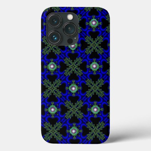 Artdeco Abstrakte Blume und Sterne Case-Mate iPhone Hülle (Rückseite)