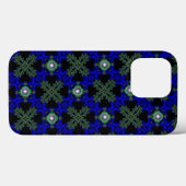 Artdeco Abstrakte Blume und Sterne Case-Mate iPhone Hülle (Rückseite (Horizontal))