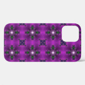 Artdeco Abstrakte Blume und Sterne Case-Mate iPhone Hülle (Rückseite (Horizontal))