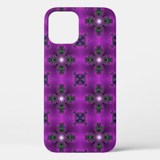 Artdeco Abstrakte Blume und Sterne Case-Mate iPhone Hülle (Rückseite)